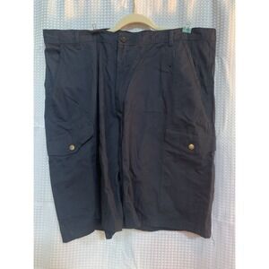 Lincoln Outfitters Mens 36 Relaxed Fit Navy Blue Shorts